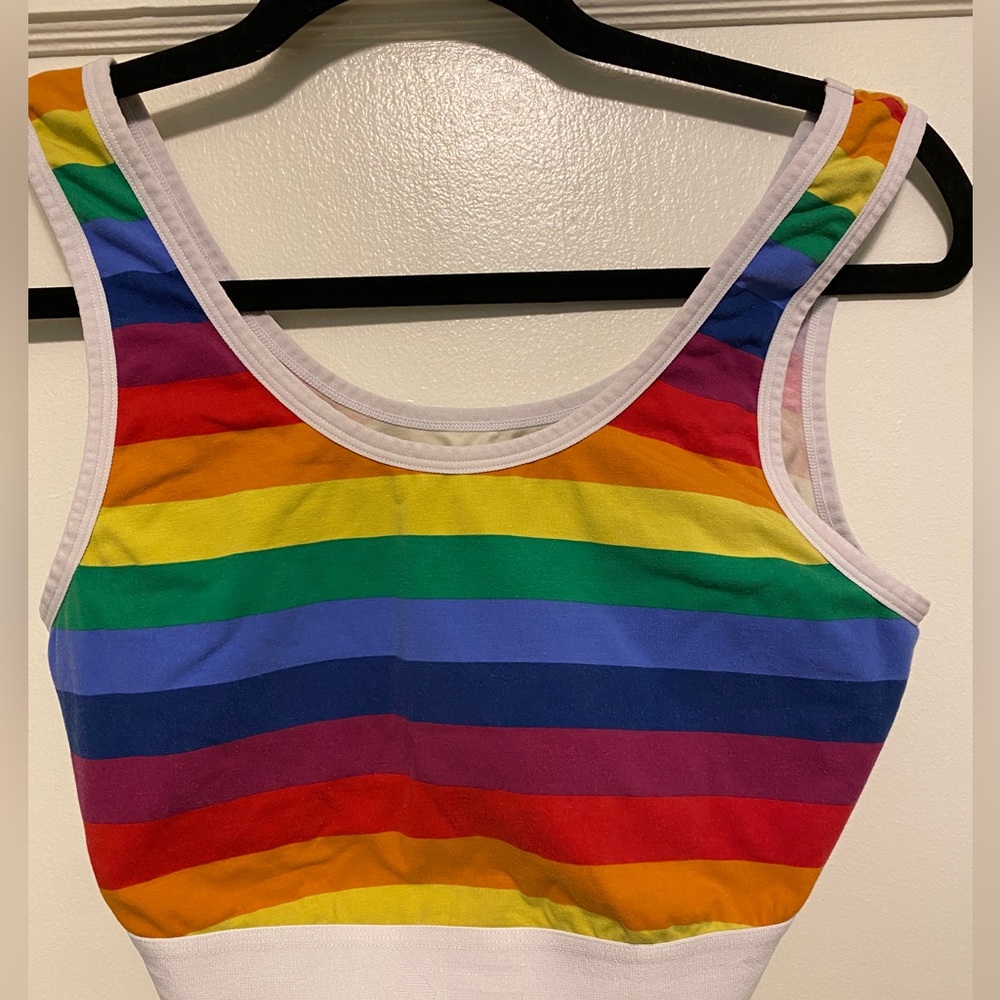 TomboyX rainbow bra top